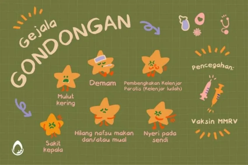 Gondongan, Gejala dan Pencegahannya