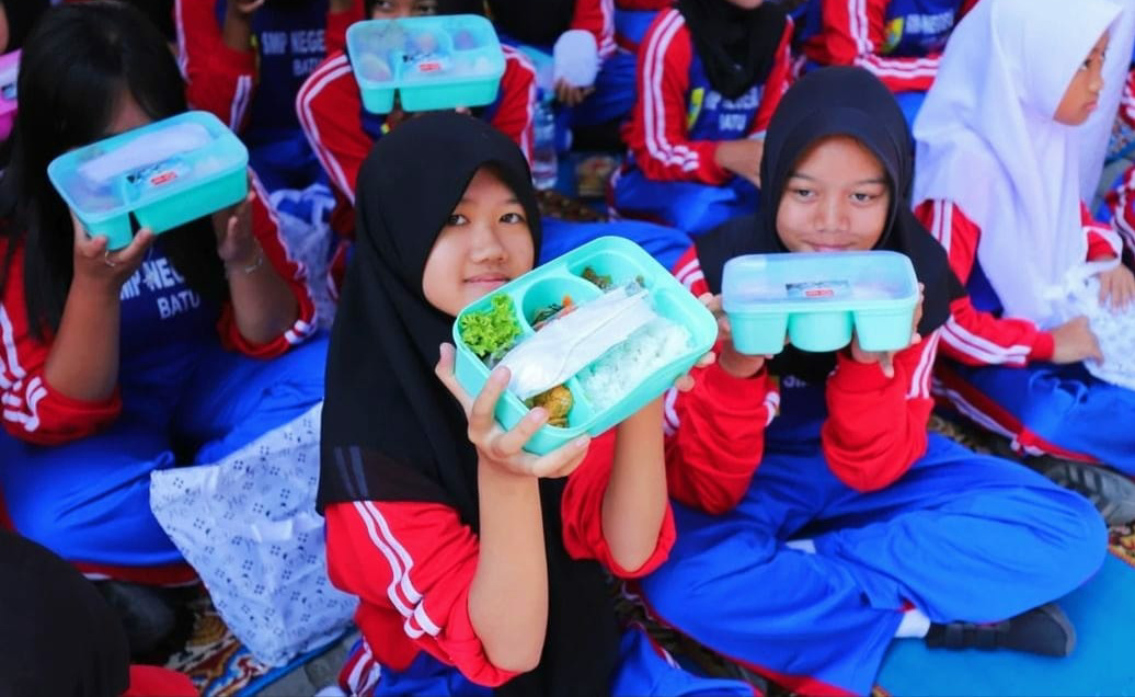 Gerakan Nasional Aksi Bergizi Tour to School di Kota Batu 