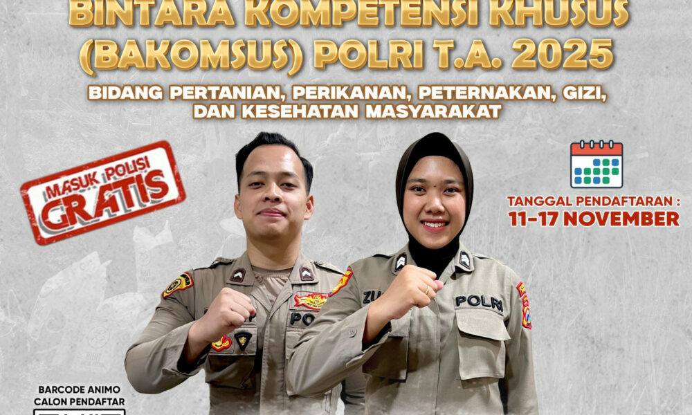 Polres Malang Buka Rekrutmen Bintara Kompetensi Khusus, Kesempatan Berkarier Lulusan SMK hingga S1
