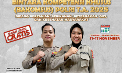 Polres Malang Buka Rekrutmen Bintara Kompetensi Khusus, Kesempatan Berkarier Lulusan SMK hingga S1