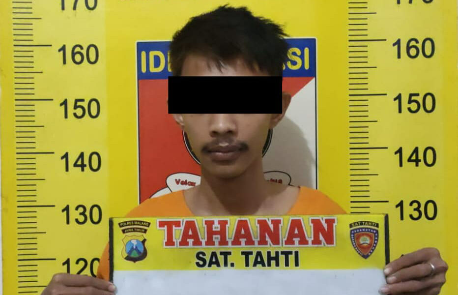 Polisi mengamankan dua pengedar narkotika di Kecamatan Bululawang, Kabupaten Malang (istimewa)