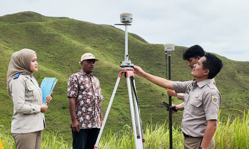 Kementerian Agraria dan Tata Ruang/Badan Pertanahan Nasional (ATR/BPN) telah berhasil mendaftarkan sebanyak 59,5% bidang tanah di Indonesia (istimewa)