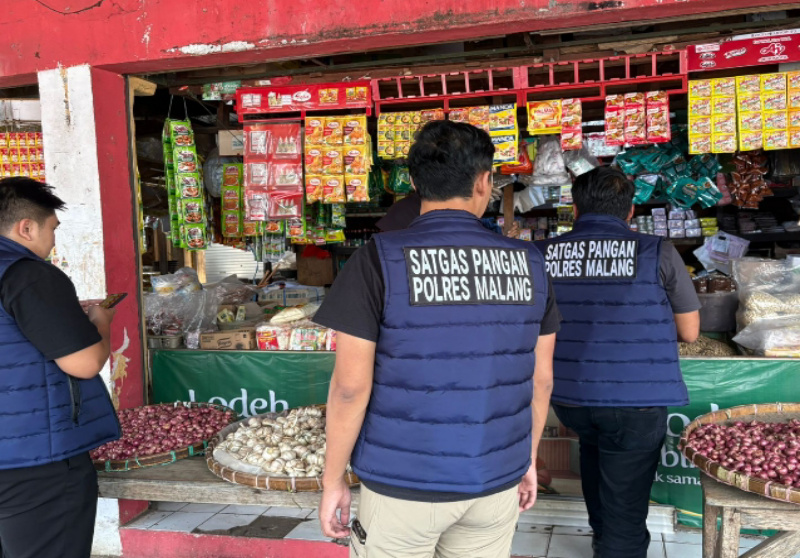Jelang Ramadan 2026, Satgas Pangan Polres Malang Pastikan Stok Bapokting di Pasar Kepanjen Aman