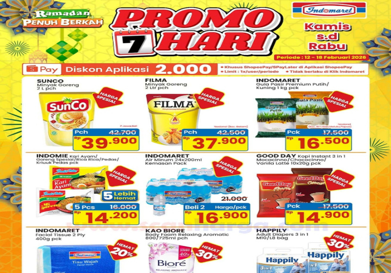 Promo Indomaret Hari Ini 17 Februari 2026: Hemat Minggu Ini & Festival Sambut Ramadhan