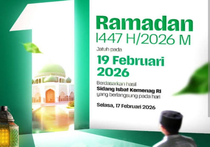 Tok! Hasil Sidang Isbat: Pemerintah Tetapkan Awal Puasa Ramadhan 19 Februari 2026