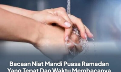 Panduan Lengkap Niat Mandi Wajib: Arab, Latin, dan Tata Caranya