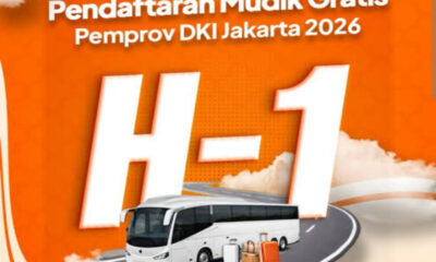 Mudik Gratis Pemprov DKI Jakarta 2026: Link Daftar, Syarat, dan Rute Lengkap