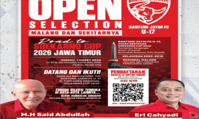 Seleksi Terbuka Banteng Jatim FC U-17: Berburu Talenta Soekarno Cup 2026