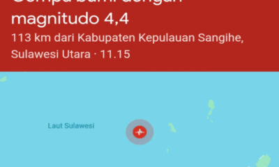 Info BMKG Hari Ini: Gempa Magnitudo 5,6 di Toli-Toli & Update Erupsi Gunung Ibu