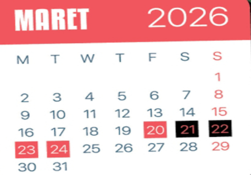 Jadwal Resmi Cuti Bersama Lebaran 2026: Libur Panjang 5 Hari Mulai 20 Maret!