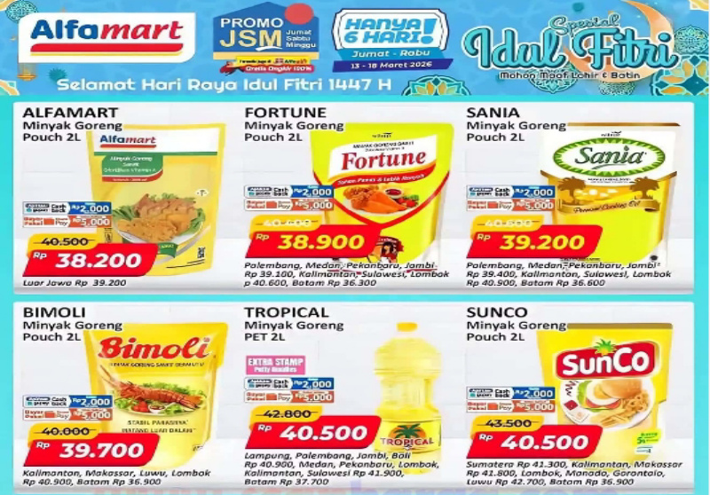 Katalog Promo Alfamart Terbaru 16–31 Maret 2026: Banjir Diskon Minyak Goreng dan Promo PSM Spesial Ramadan
