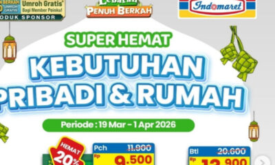 Katalog Promo Indomaret Hari Ini 19 Maret 2026: Spesial Libur Nyepi, Banjir Diskon Super Hemat!