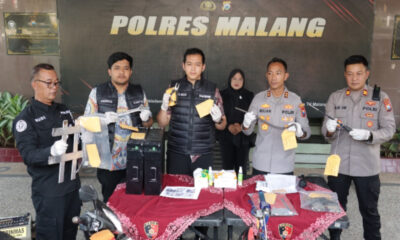 Polres Malang Bongkar Komplotan Spesialis Pencuri Baterai Lithium Tower Telekomunikasi di 17 TKP, Kerugian Capai Rp 432 Juta