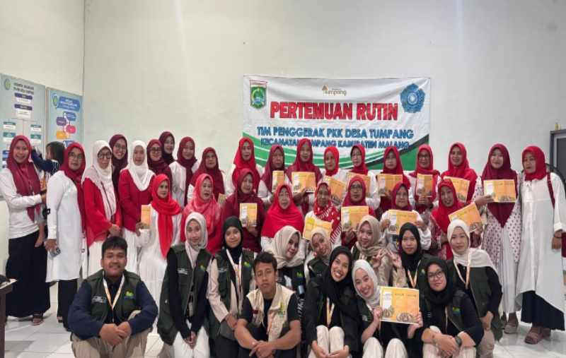 Pelatihan olahan daun kelor KKN MAs Kelompok 109 sukses diperkenalkan kepada ibu-ibu PKK Desa Tumpang